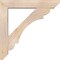Ekena Millwork Olympic Slat Smooth Bracket w/ Offset Brace, Douglas Fir, 7 1/2"W x 42"D x 42"H BKT0806X42X42OLY06SDF - alternate 2
